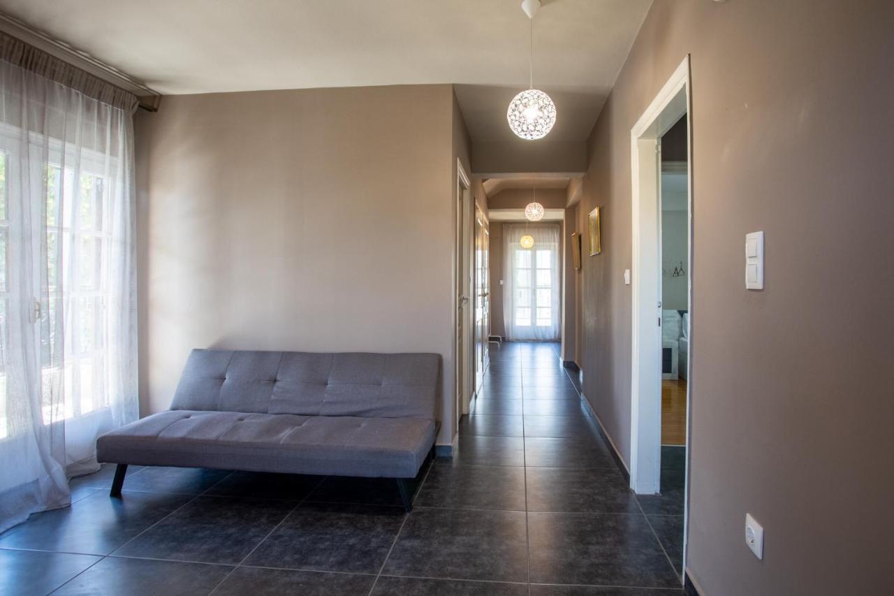 Τraditional Fully Detached Villa On A Luxurious Hillock Of Thessaloniki With Its Own Garden Also For Family & Wedding Gatherings For 10 To 25 People Only 15 Minutes From Airport Exterior foto